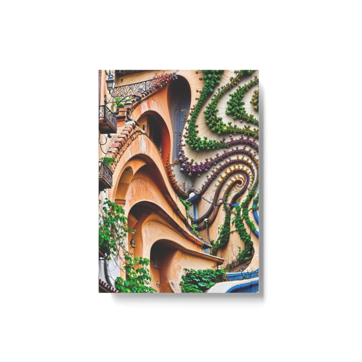 Urban Whimsical Vortex - Hard Backed Journal - Paper products - g(0D·IO) - Graph - A5 - White