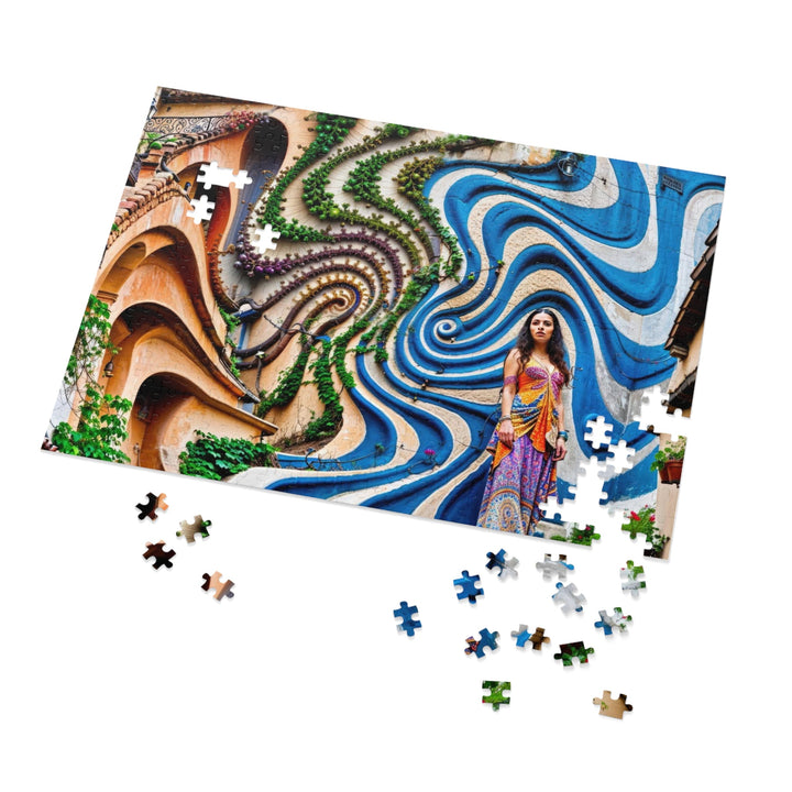 Urban Whimsical Vortex - Jigsaw Puzzle (100, 252, 500, 1000 pieces) - Puzzle - g(0D·IO) - 29.25" × 19.75" (1000 pcs) - -