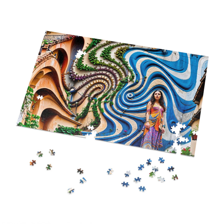 Urban Whimsical Vortex - Jigsaw Puzzle (100, 252, 500, 1000 pieces) - Puzzle - g(0D·IO) - 29.25" × 19.75" (1000 pcs) - -