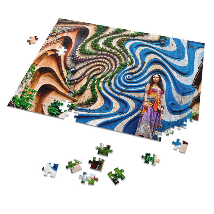 Urban Whimsical Vortex - Jigsaw Puzzle (100, 252, 500, 1000 pieces) - Puzzle - g(0D·IO) - 29.25" × 19.75" (1000 pcs) - -