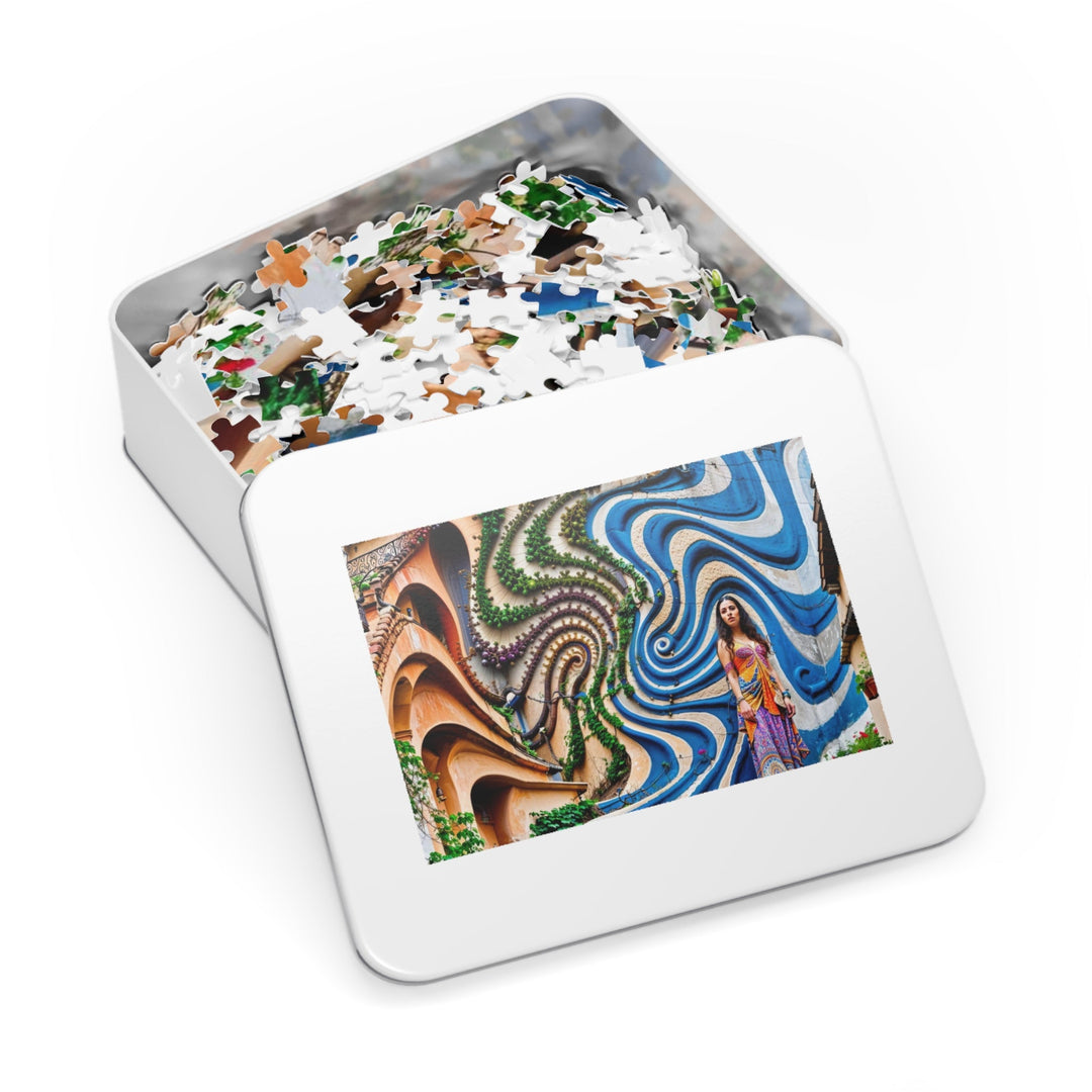 Urban Whimsical Vortex - Jigsaw Puzzle (100, 252, 500, 1000 pieces) - Puzzle - g(0D·IO) - 29.25" × 19.75" (1000 pcs) - -