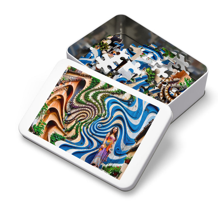 Urban Whimsical Vortex - Jigsaw Puzzle (100, 252, 500, 1000 pieces) - Puzzle - g(0D·IO) - 29.25" × 19.75" (1000 pcs) - -