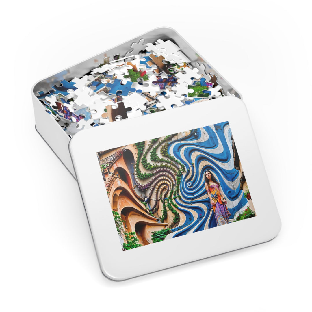 Urban Whimsical Vortex - Jigsaw Puzzle (100, 252, 500, 1000 pieces) - Puzzle - g(0D·IO) - 29.25" × 19.75" (1000 pcs) - -