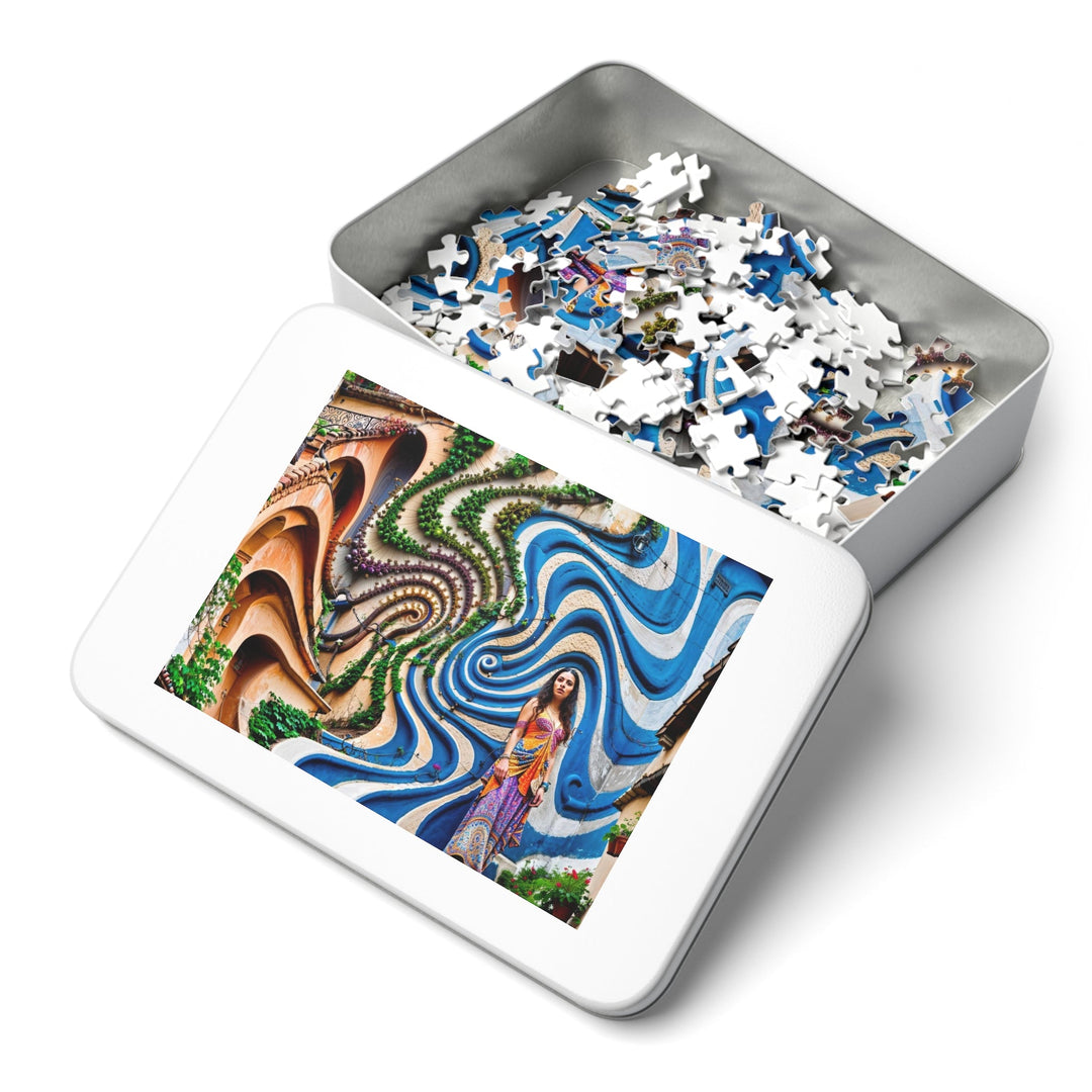 Urban Whimsical Vortex - Jigsaw Puzzle (100, 252, 500, 1000 pieces) - Puzzle - g(0D·IO) - 29.25" × 19.75" (1000 pcs) - -