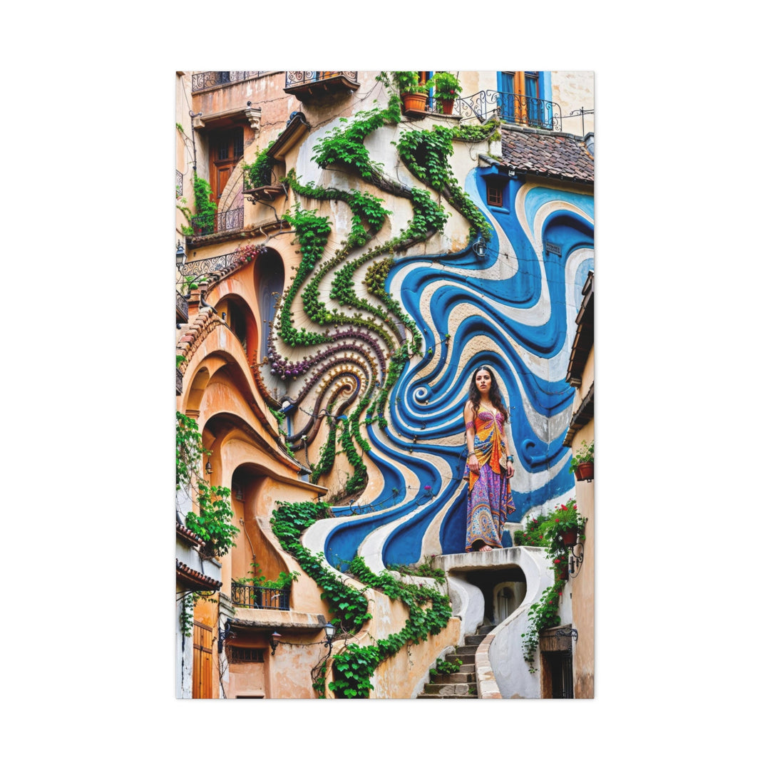 Urban Whimsical Vortex - Matte Canvas Print 1.25" - Canvas - g(0D·IO) - 32″ x 48″ (Vertical) - 1.25" -