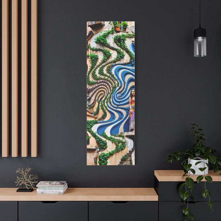 Urban Whimsical Vortex - Matte Canvas Print 1.25" - Canvas - g(0D·IO) - 36" x 36" - 1.25" -