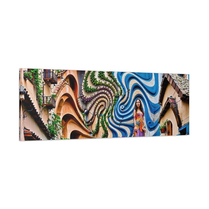 Urban Whimsical Vortex - Matte Canvas Print 1.25" - Canvas - g(0D·IO) - 36" x 36" - 1.25" -