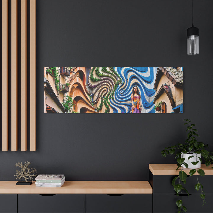 Urban Whimsical Vortex - Matte Canvas Print 1.25" - Canvas - g(0D·IO) - 36" x 36" - 1.25" -