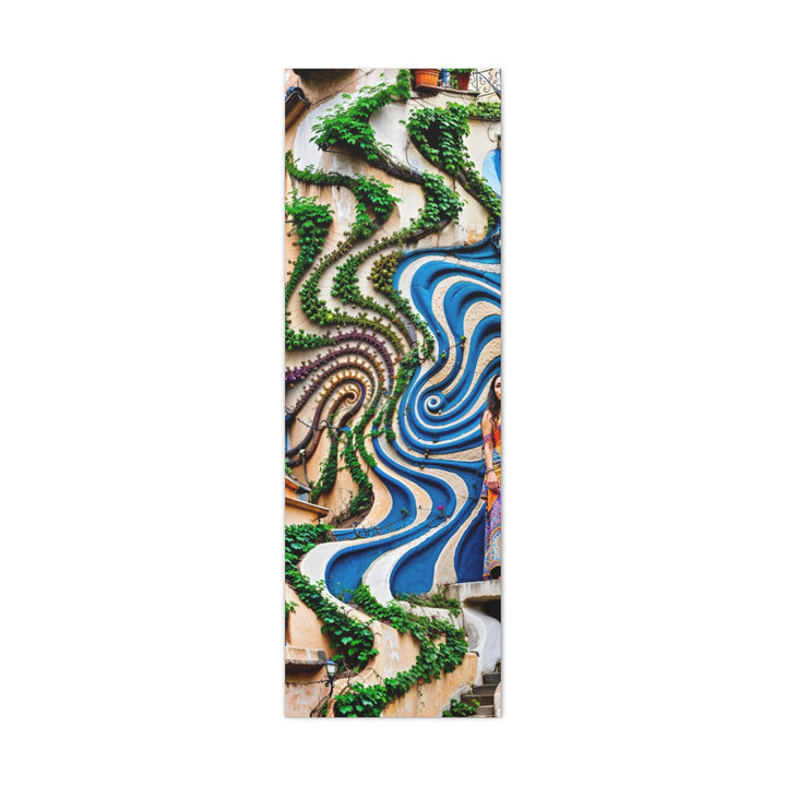 Urban Whimsical Vortex - Matte Canvas Print 1.25" - Canvas - g(0D·IO) - 16" x 48" (Vertical) - 1.25" -