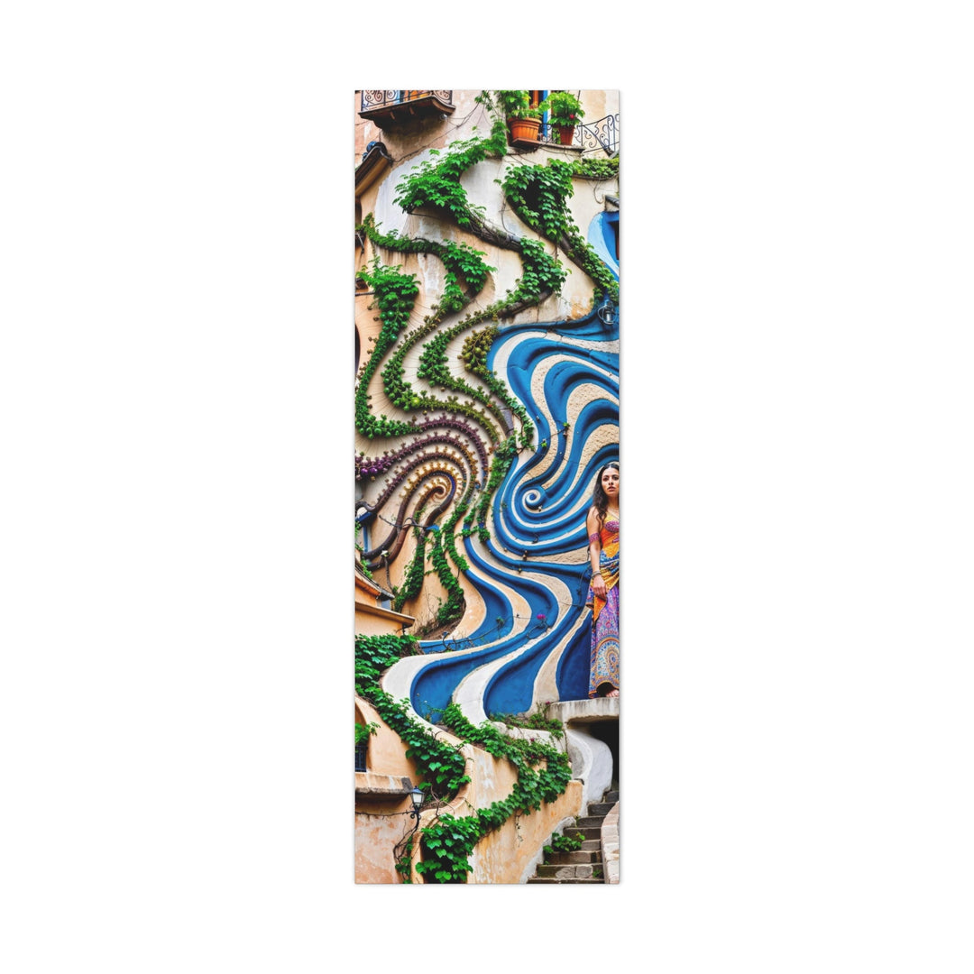 Urban Whimsical Vortex - Matte Canvas Print 1.25" - Canvas - g(0D·IO) - 20" x 60" (Vertical) - 1.25" -