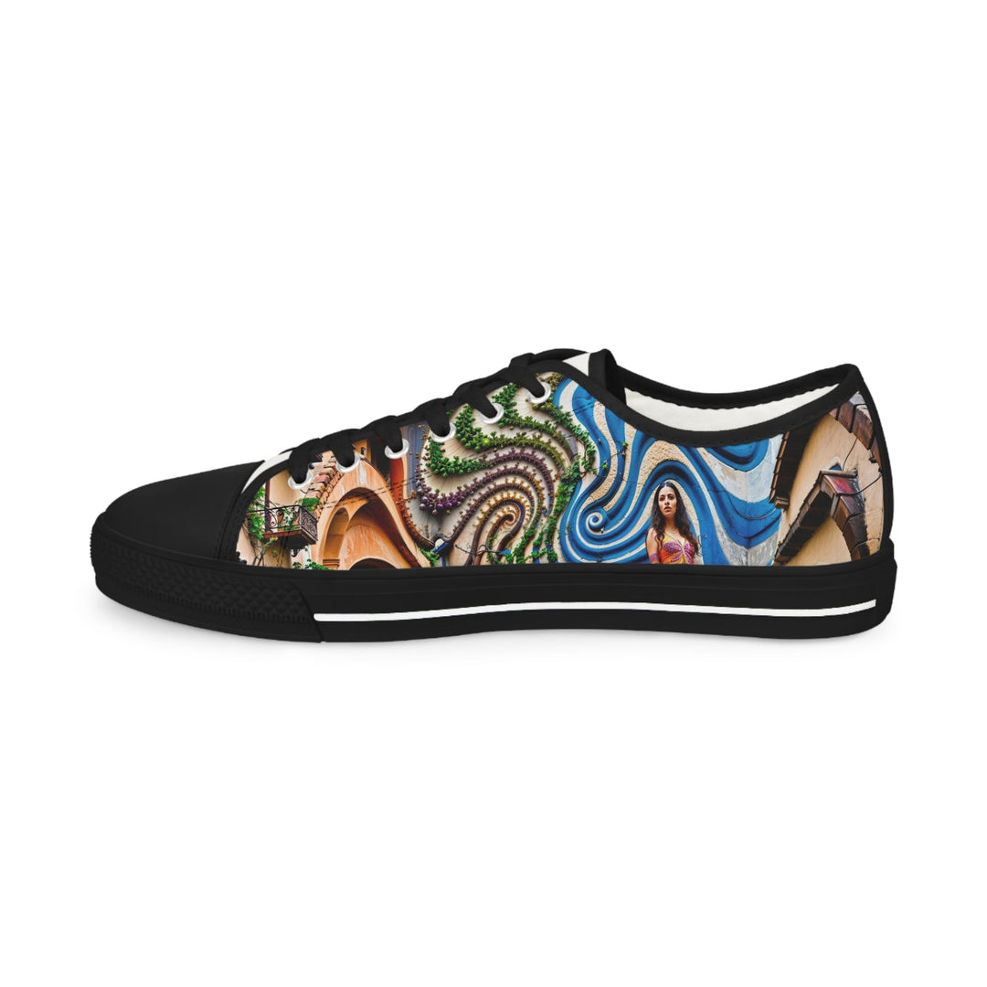 Urban Whimsical Vortex - Men's Lowtop Sneakers - Shoes - g(0D·IO) - US 5 - Black sole -