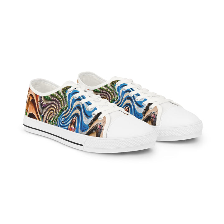 Urban Whimsical Vortex - Men's Lowtop Sneakers - Shoes - g(0D·IO) - US 5 - White sole -