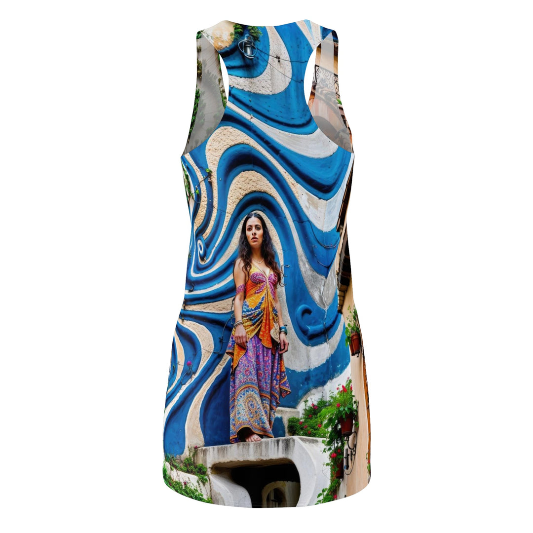 Urban Whimsical Vortex - Racerback Dress - All Over Prints - g(0D·IO) - XS - -