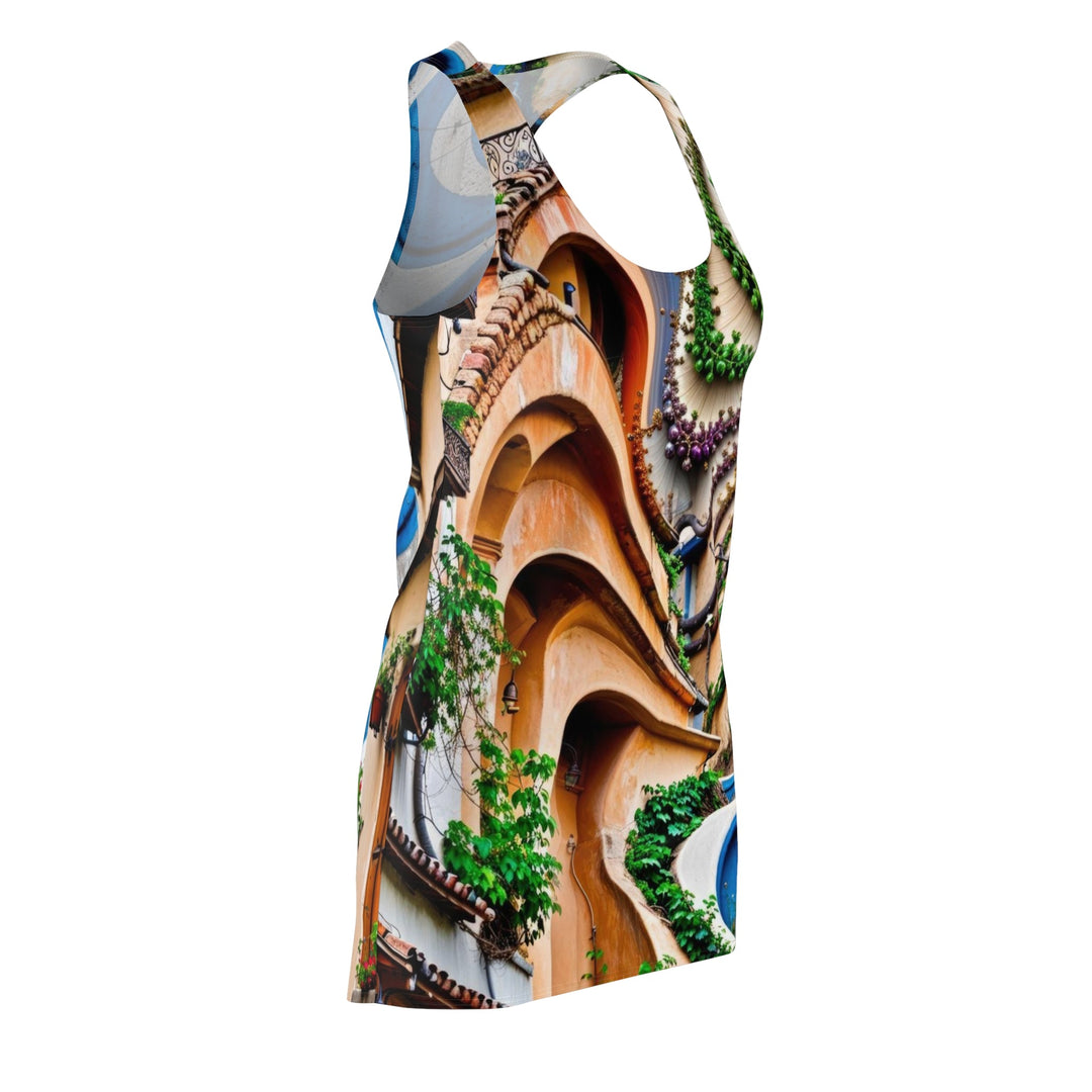 Urban Whimsical Vortex - Racerback Dress - All Over Prints - g(0D·IO) - XS - -