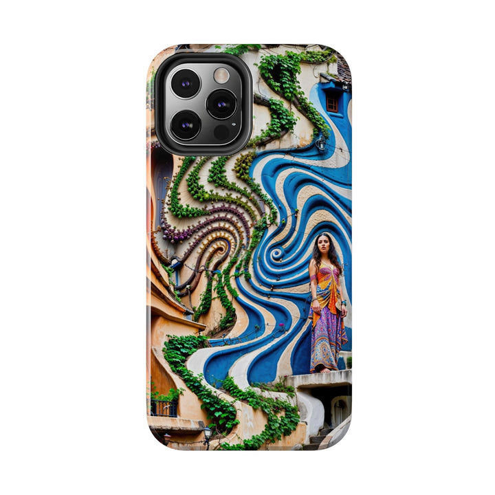 Urban Whimsical Vortex - Tough Phone Case - Phone Case - g(0D·IO) - iPhone 13 Mini - -