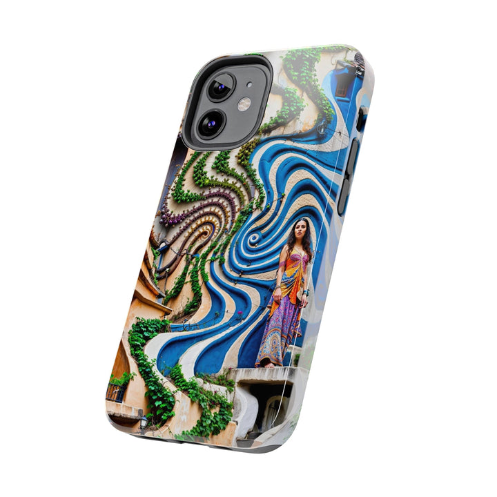 Urban Whimsical Vortex - Tough Phone Case - Phone Case - g(0D·IO) - iPhone 13 Mini - -