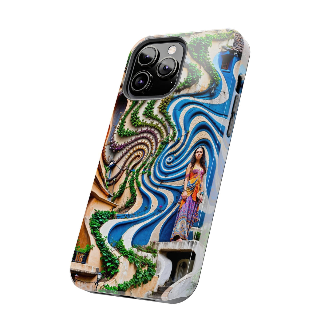 Urban Whimsical Vortex - Tough Phone Case - Phone Case - g(0D·IO) - iPhone 13 Mini - -