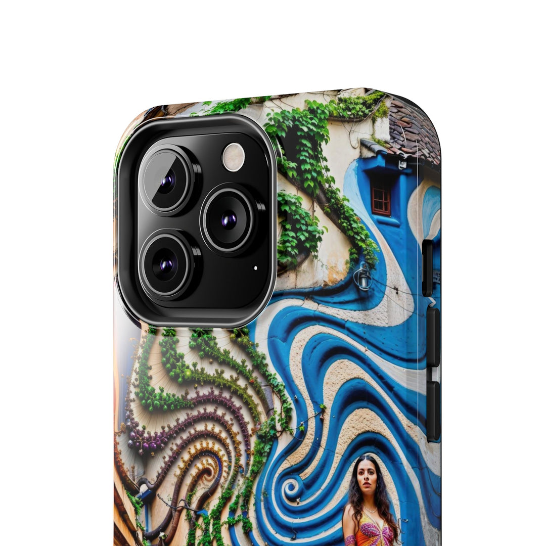 Urban Whimsical Vortex - Tough Phone Case - Phone Case - g(0D·IO) - iPhone 13 Mini - -