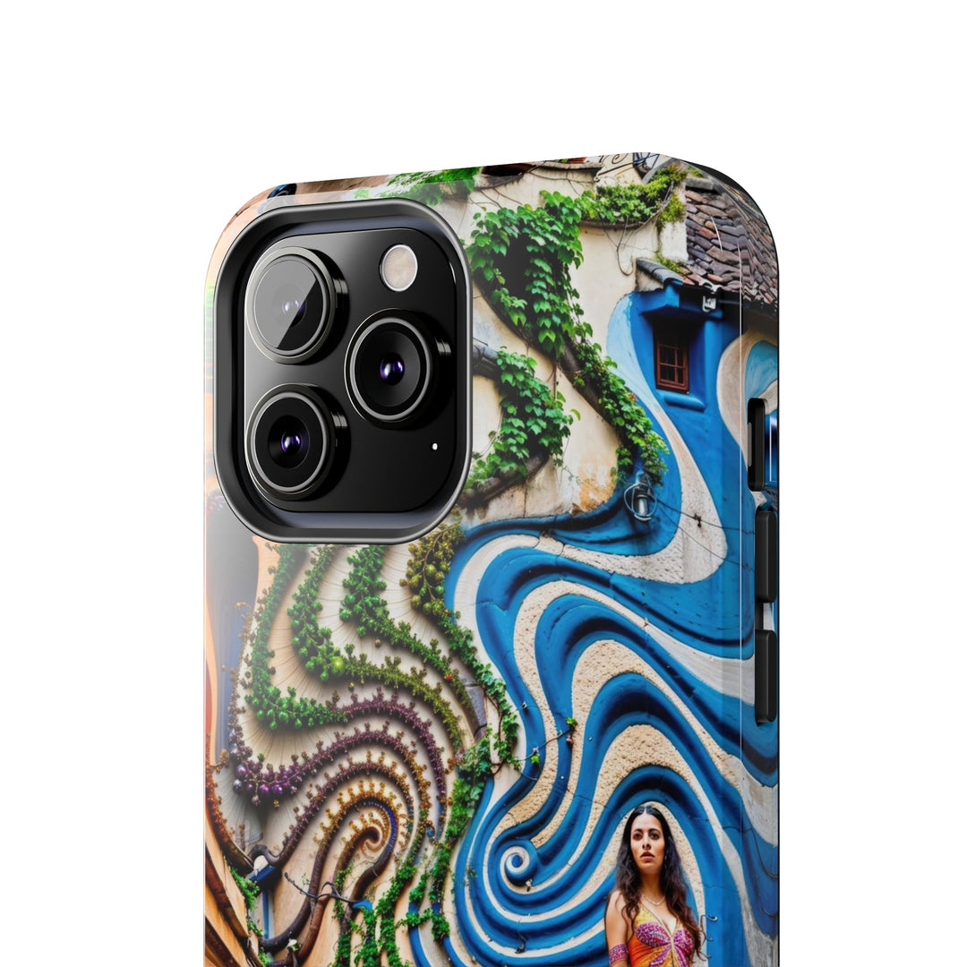 Urban Whimsical Vortex - Tough Phone Case - Phone Case - g(0D·IO) - iPhone 13 Mini - -