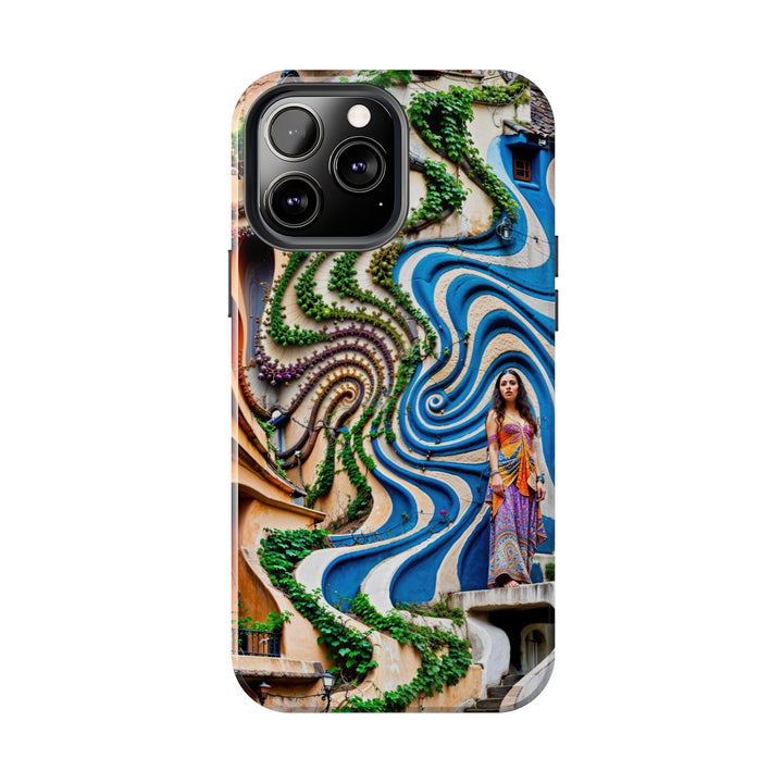 Urban Whimsical Vortex - Tough Phone Case - Phone Case - g(0D·IO) - iPhone 13 Mini - -