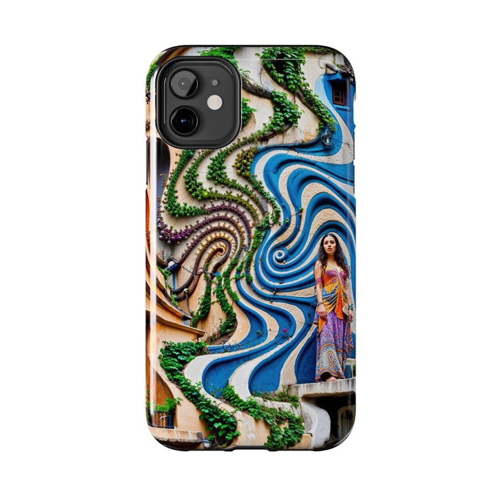 Urban Whimsical Vortex - Tough Phone Case - Phone Case - g(0D·IO) - iPhone 13 Mini - -