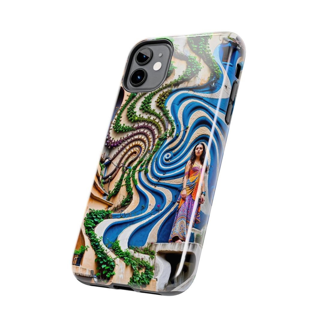 Urban Whimsical Vortex - Tough Phone Case - Phone Case - g(0D·IO) - iPhone 13 Mini - -