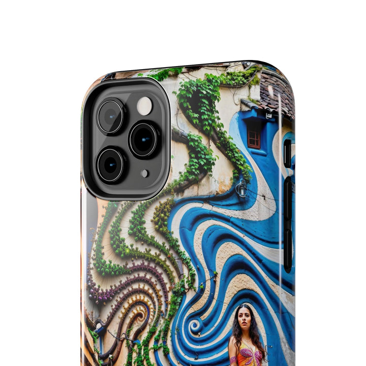 Urban Whimsical Vortex - Tough Phone Case - Phone Case - g(0D·IO) - iPhone 13 Mini - -