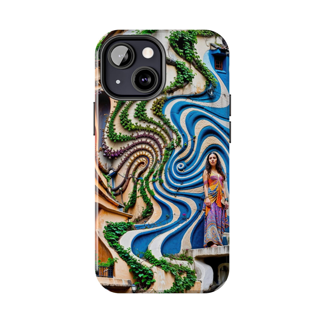 Urban Whimsical Vortex - Tough Phone Case - Phone Case - g(0D·IO) - iPhone 13 Mini - -