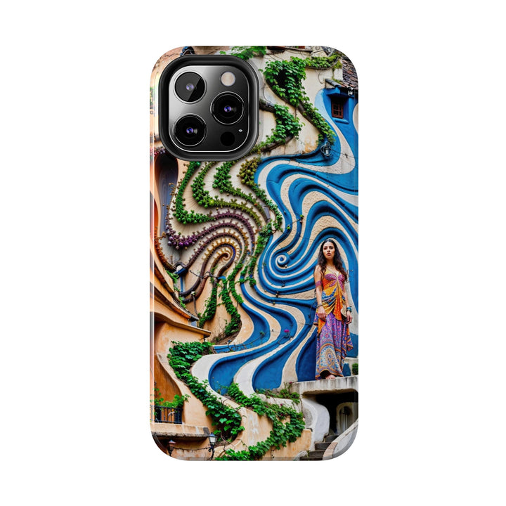 Urban Whimsical Vortex - Tough Phone Case - Phone Case - g(0D·IO) - iPhone 13 Mini - -