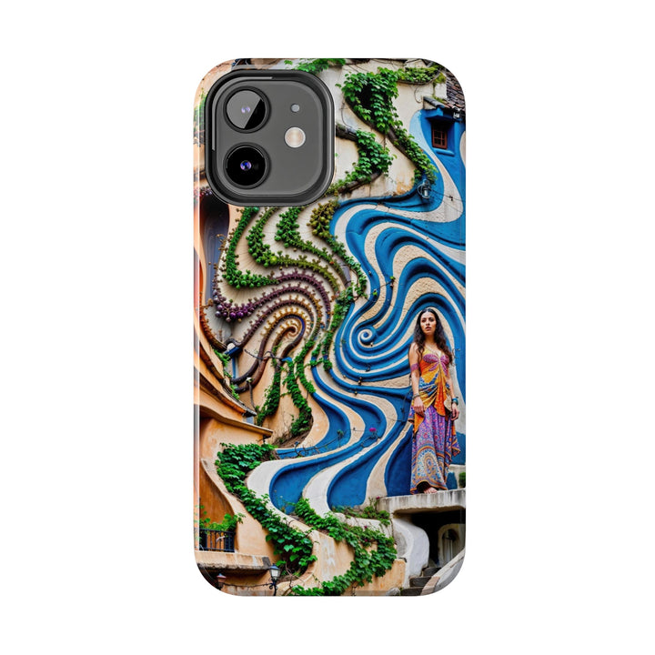 Urban Whimsical Vortex - Tough Phone Case - Phone Case - g(0D·IO) - iPhone 13 Mini - -