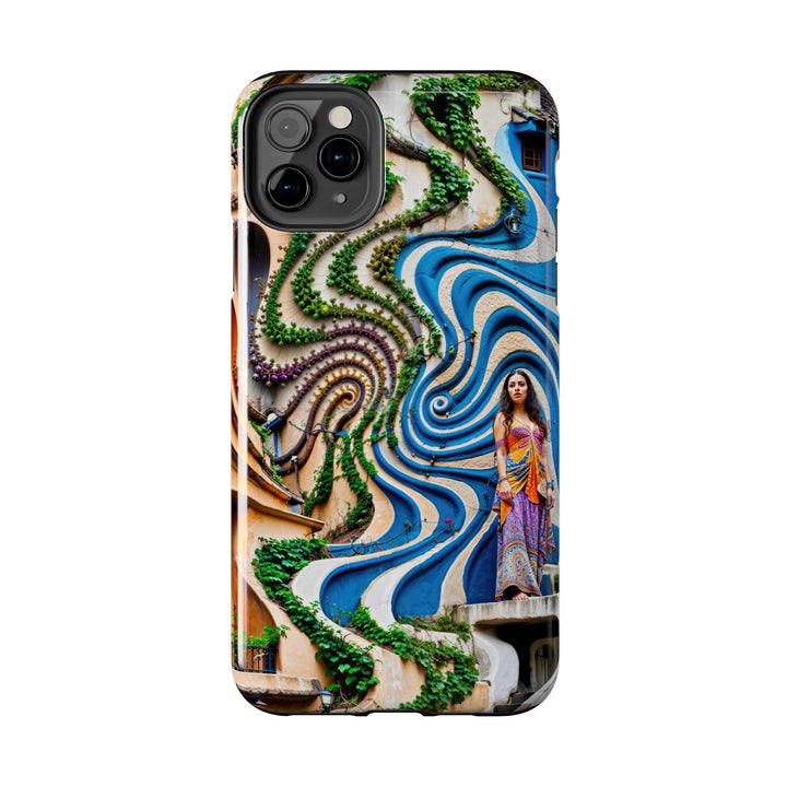 Urban Whimsical Vortex - Tough Phone Case - Phone Case - g(0D·IO) - iPhone 13 Mini - -