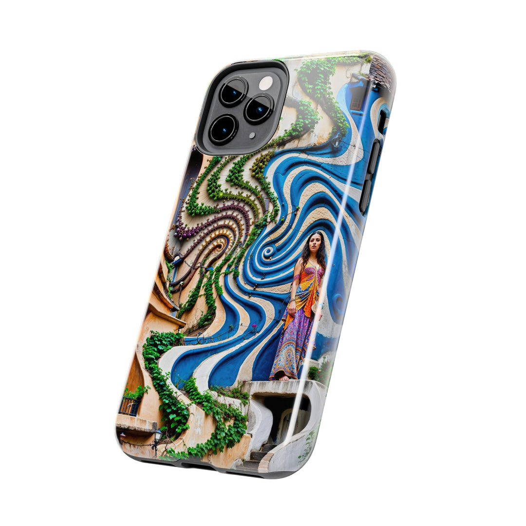 Urban Whimsical Vortex - Tough Phone Case - Phone Case - g(0D·IO) - iPhone 13 Mini - -