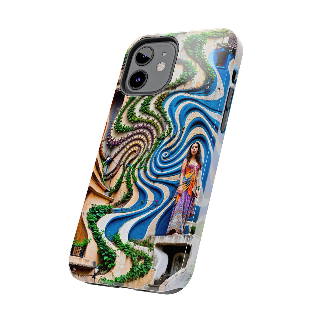 Urban Whimsical Vortex - Tough Phone Case - Phone Case - g(0D·IO) - iPhone 13 Mini - -