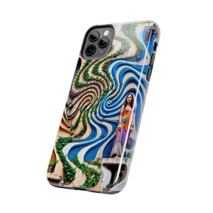 Urban Whimsical Vortex - Tough Phone Case - Phone Case - g(0D·IO) - iPhone 13 Mini - -