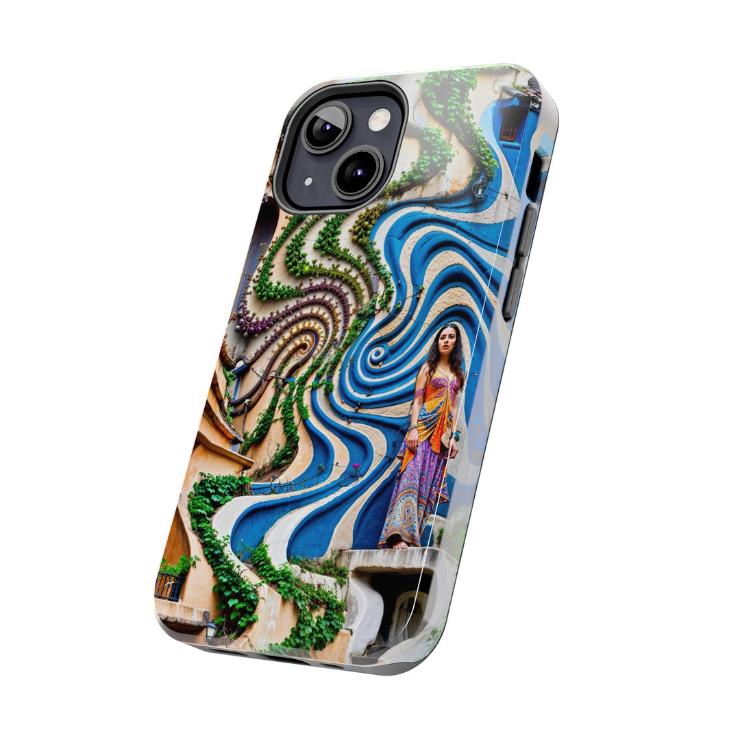 Urban Whimsical Vortex - Tough Phone Case - Phone Case - g(0D·IO) - iPhone 13 Mini - -