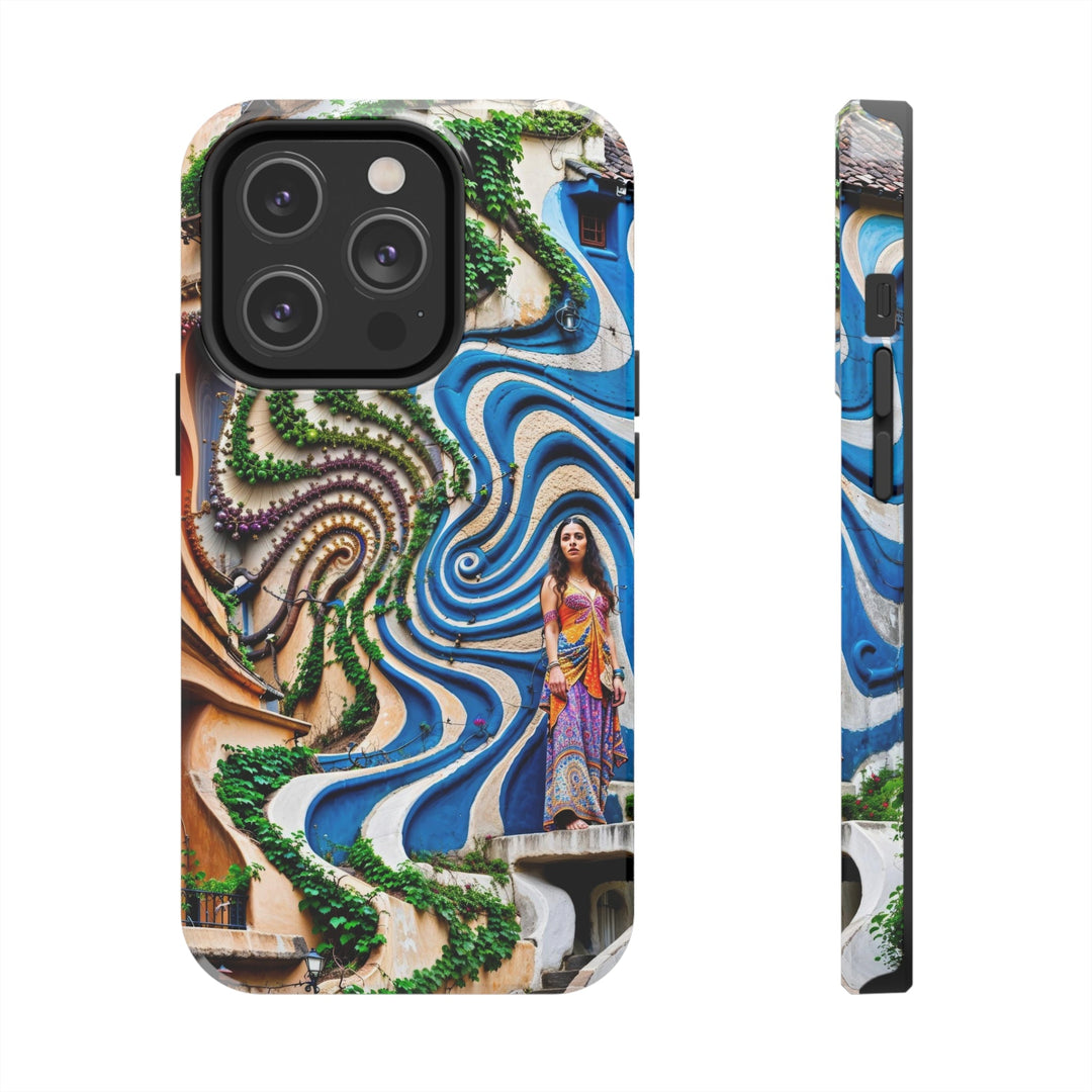 Urban Whimsical Vortex - Tough Phone Case - Phone Case - g(0D·IO) - iPhone 14 Pro - -