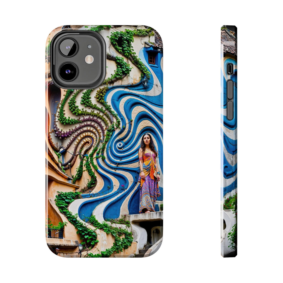 Urban Whimsical Vortex - Tough Phone Case - Phone Case - g(0D·IO) - iPhone 12 - -