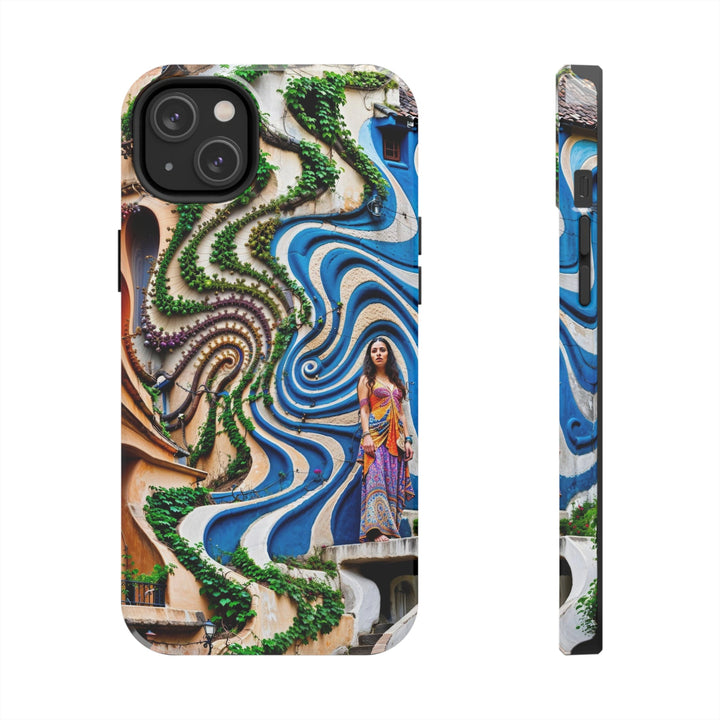 Urban Whimsical Vortex - Tough Phone Case - Phone Case - g(0D·IO) - iPhone 14 Plus - -