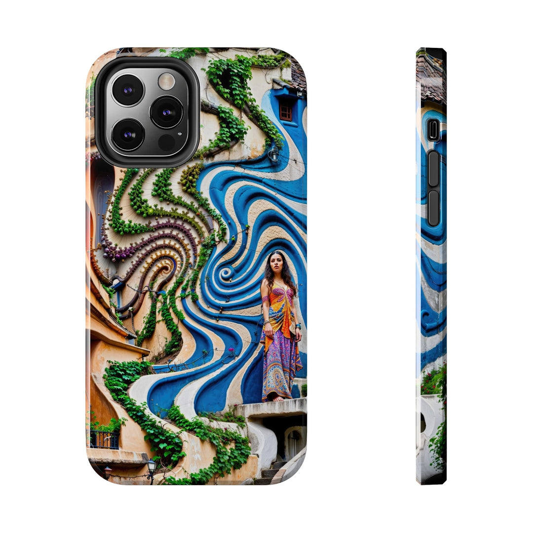 Urban Whimsical Vortex - Tough Phone Case - Phone Case - g(0D·IO) - iPhone 12 Pro - -