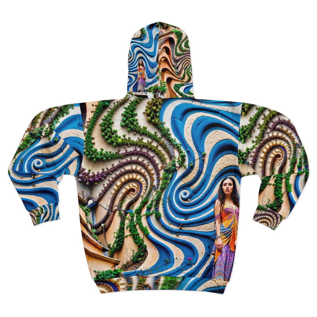 Urban Whimsical Vortex - Unisex Zip Hoodie - All Over Prints - g(0D·IO) - XS - -