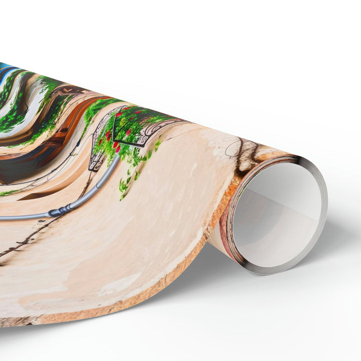 Urban Whimsical Vortex - Wrapping Paper - Home Decor - g(0D·IO) - 30" x 180" - Matte -