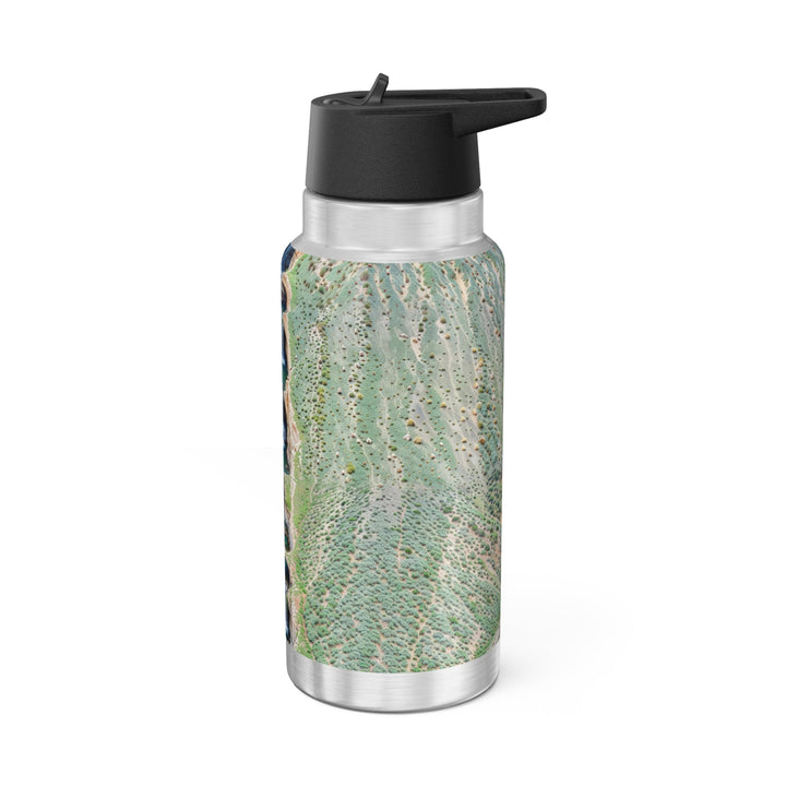 Verdant Cascade Serenity - Gator Tumbler 32oz - Mug - g(0D·IO) - Silver - 32oz -