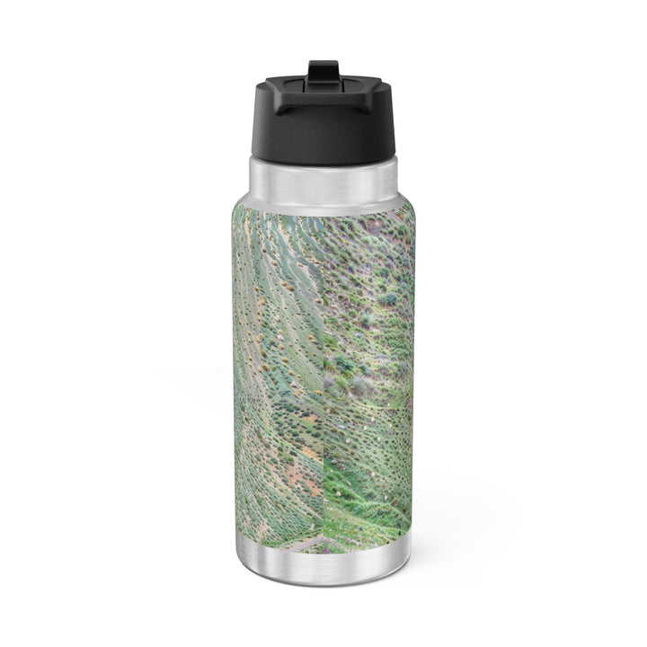 Verdant Cascade Serenity - Gator Tumbler 32oz - Mug - g(0D·IO) - Silver - 32oz -