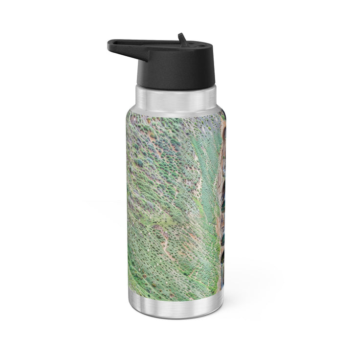 Verdant Cascade Serenity - Gator Tumbler 32oz - Mug - g(0D·IO) - Silver - 32oz -