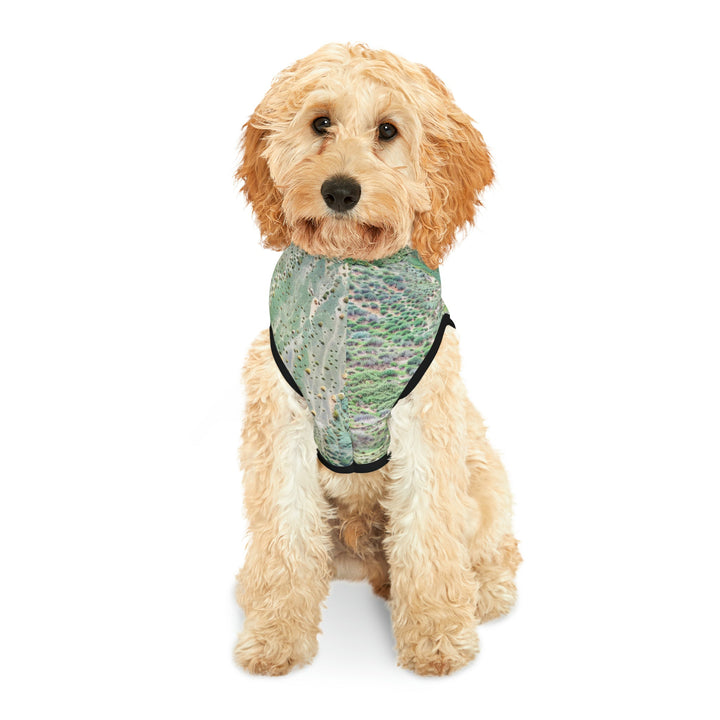 Verdant Cascade Serenity - Pet Hoodie - Pets - g(0D·IO) - XXS - Black Rib -