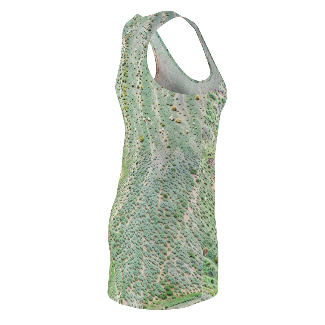 Verdant Cascade Serenity - Racerback Dress - All Over Prints - g(0D·IO) - XS - -