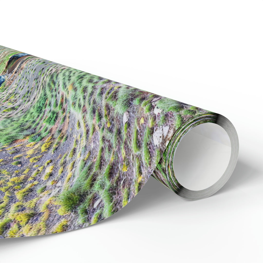 Verdant Cascade Serenity - Wrapping Paper - Home Decor - g(0D·IO) - 30" x 180" - Matte -