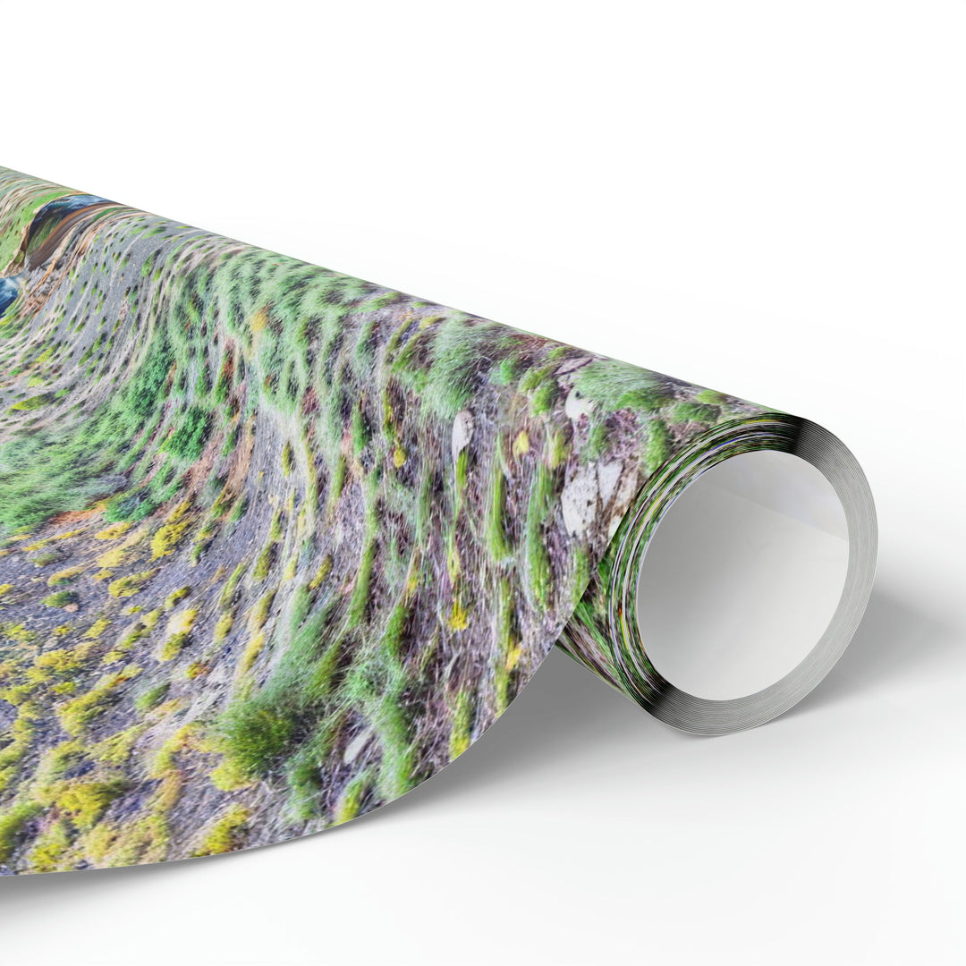 Verdant Cascade Serenity - Wrapping Paper - Home Decor - g(0D·IO) - 30" x 180" - Matte -