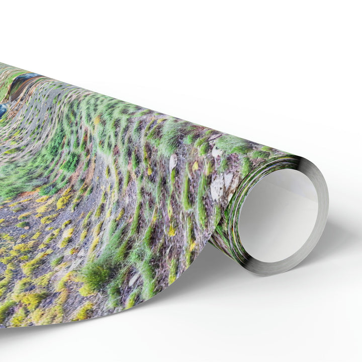 Verdant Cascade Serenity - Wrapping Paper - Home Decor - g(0D·IO) - 30" x 180" - Matte -