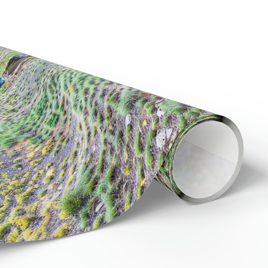 Verdant Cascade Serenity - Wrapping Paper - Home Decor - g(0D·IO) - 30" x 180" - Matte -